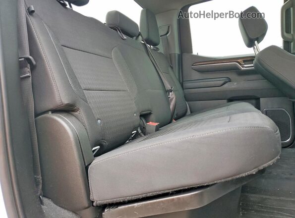2GCPACED0P1137530 2023 CHEVROLET SILVERADO White უკანა სავარძლების ხედი