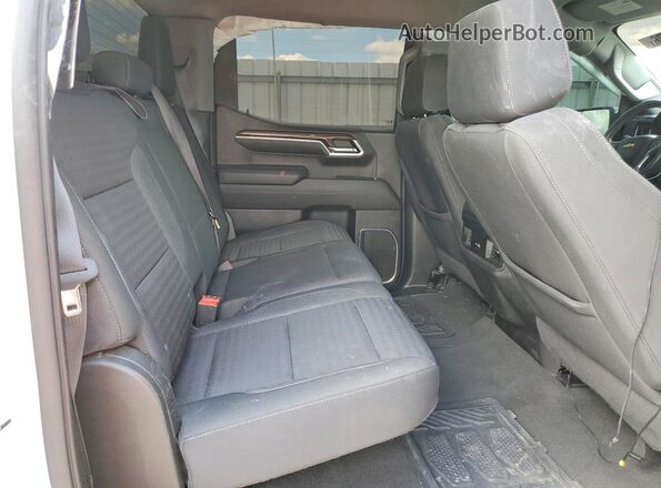 2GCPACED1N1510958 2022 CHEVROLET SILVERADO White Vista de los asientos traseros