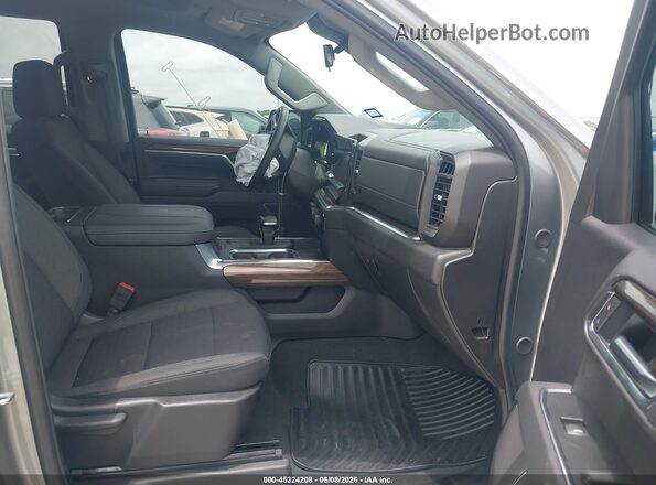 2GCPACED4S1169292 2025 CHEVROLET SILVERADO Gray Vista interior delantera