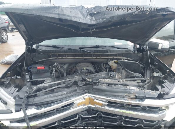 2GCPACED8N1506339 2022 CHEVROLET SILVERADO Черный Вид сзади