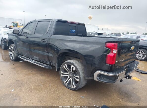 2GCPACED8N1506339 2022 CHEVROLET SILVERADO Черный Задняя левая четверть