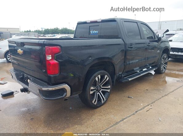 2GCPACED8N1506339 2022 CHEVROLET SILVERADO Черный Задняя правая четверть