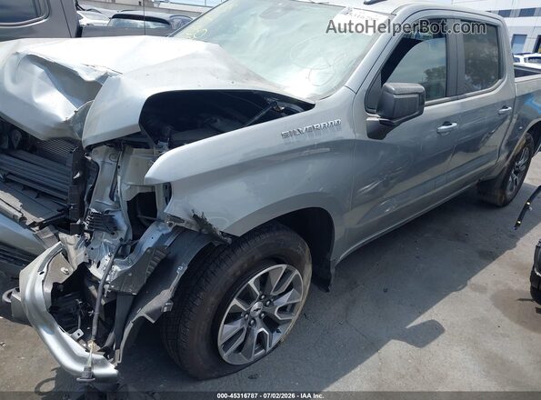 2GCPADED1S1118984 2025 CHEVROLET SILVERADO Gray Առջևի ձախ երեք քառորդ տեսարան
