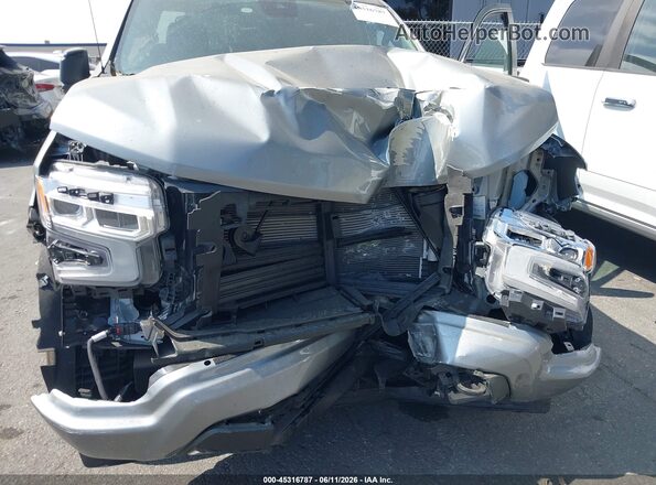 2GCPADED1S1118984 2025 CHEVROLET SILVERADO Gray Դիմացի տեսք