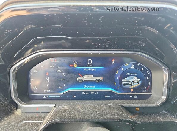 2GCPADED9R1270666 2024 CHEVROLET SILVERADO White Սարքավորումների վահանակի տեսք