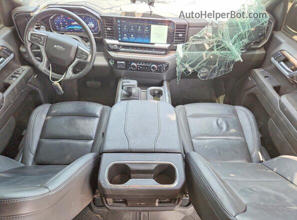 2GCPADED9R1270666 2024 CHEVROLET SILVERADO White Առջևի վահանակի տեսք