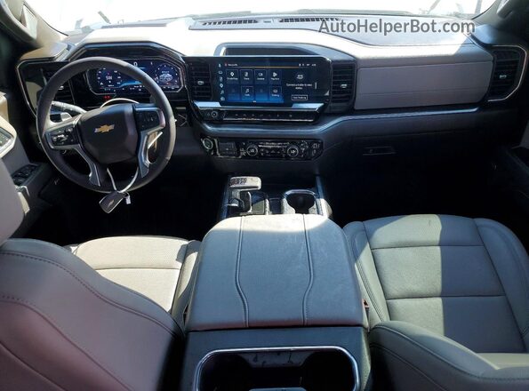 2GCPAEED7S1189354 2025 CHEVROLET SILVERADO White Առջևի վահանակի տեսք