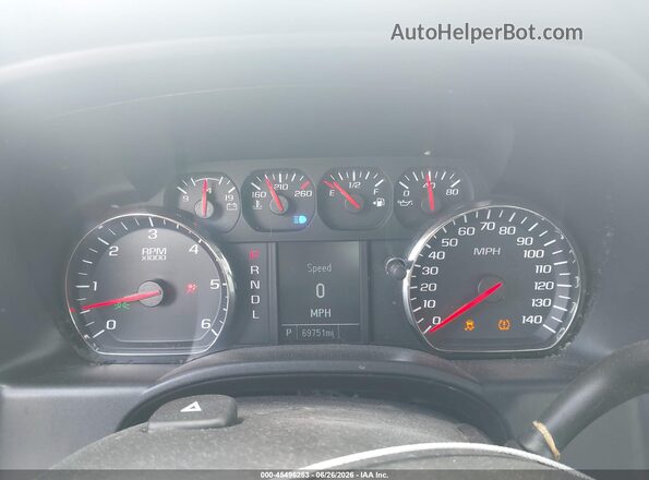 2GCRCNEC5K1116185 2019 CHEVROLET SILVERADO White Widok tylnych siedzeń