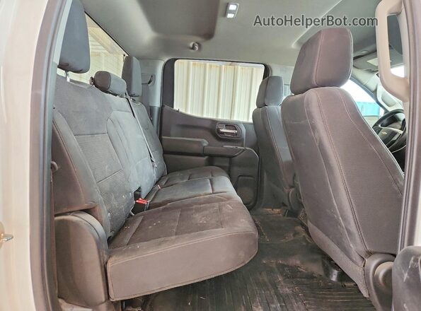 2GCUDAED3P1116122 2023 CHEVROLET SILVERADO White უკანა სავარძლების ხედი