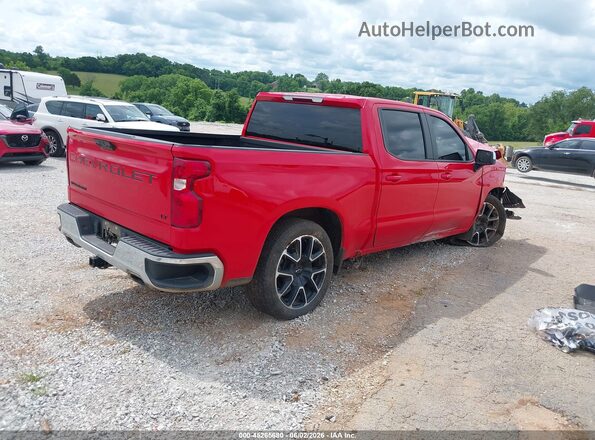 2GCUDDED9P1121293 2023 CHEVROLET SILVERADO Red Tył prawy