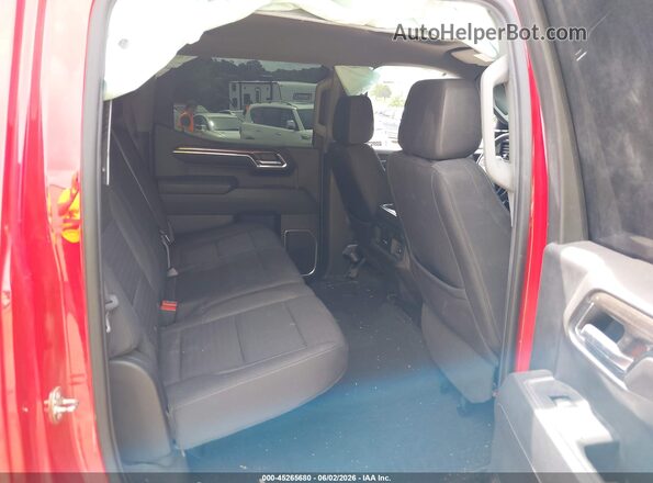 2GCUDDED9P1121293 2023 CHEVROLET SILVERADO Red Widok naklejki z numerem VIN