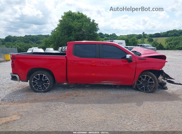 2GCUDDED9P1121293 2023 CHEVROLET SILVERADO Red Widok wnętrza 360 stopni
