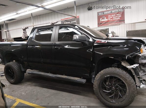 2GCUDDED9P1123996 2023 CHEVROLET SILVERADO Black უკანა სალონის ხედი