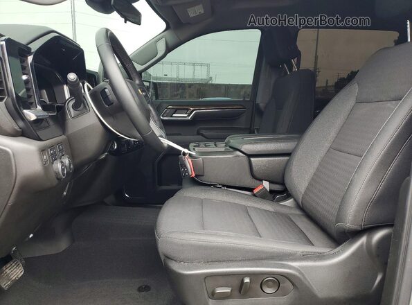 2GCUDDED9R1132183 2024 CHEVROLET SILVERADO Gray Սալոնի դիմացի տեսք