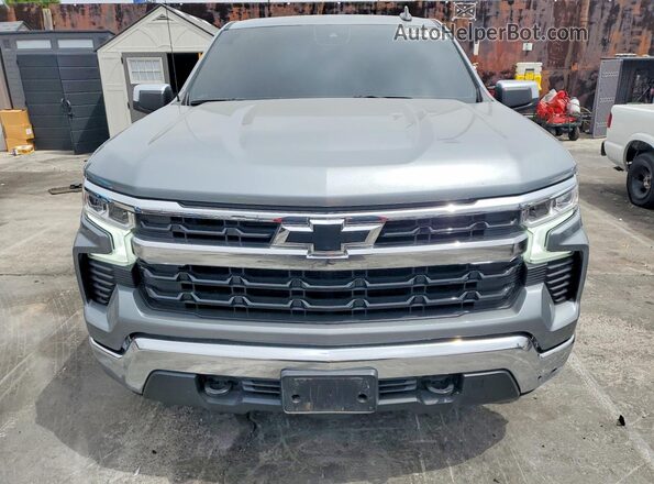2GCUDDED9R1132183 2024 CHEVROLET SILVERADO Gray Դիմացի տեսք