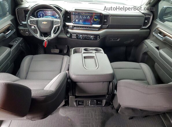 2GCUDDED9R1132183 2024 CHEVROLET SILVERADO Gray Առջևի վահանակի տեսք