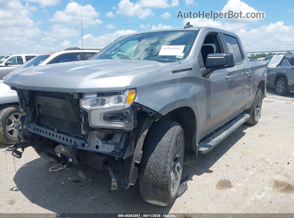 2GCUDEED1R1213992 2024 CHEVROLET SILVERADO Gray Առջևի ձախ երեք քառորդ տեսարան