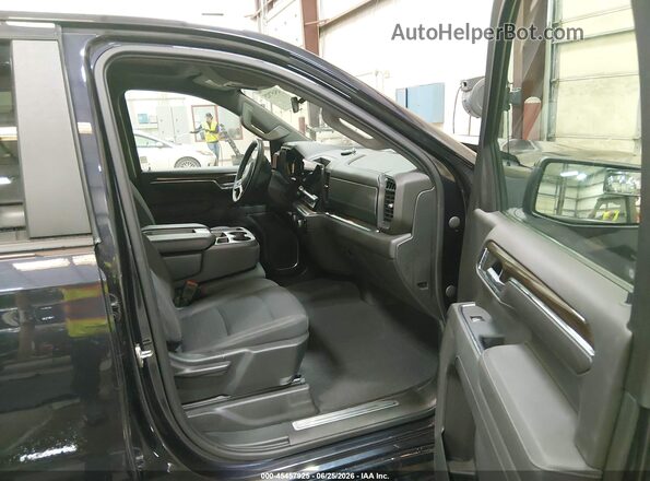 2GCUDEED2P1112005 2023 CHEVROLET SILVERADO Black წინა სალონის ხედი