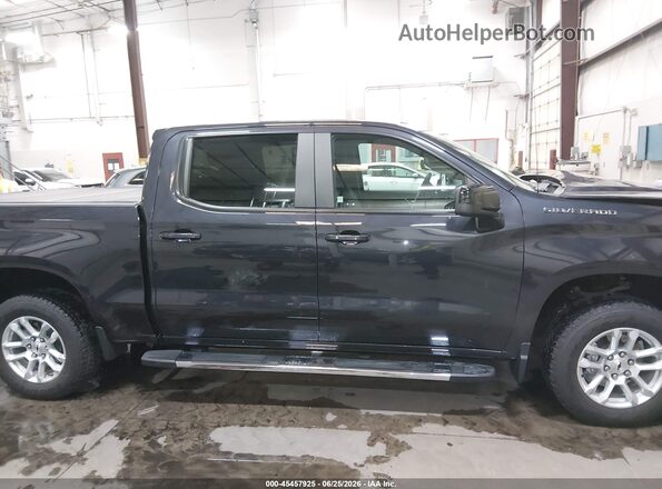 2GCUDEED2P1112005 2023 CHEVROLET SILVERADO Black უკანა სალონის ხედი