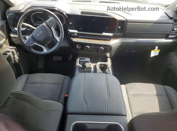 2GCUDEED8P1135109 2023 CHEVROLET SILVERADO White Widok deski rozdzielczej