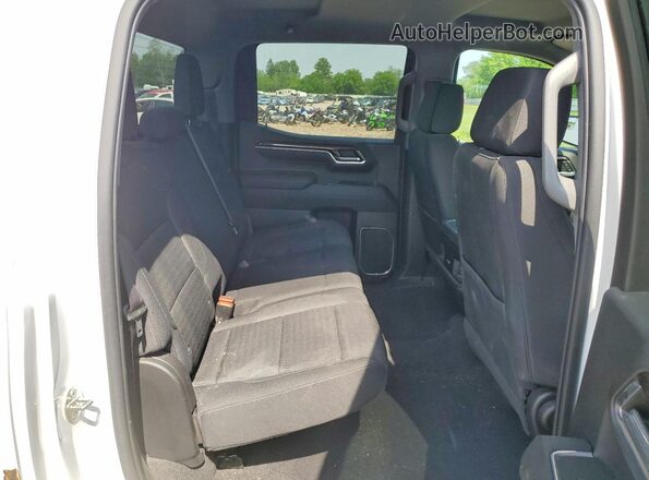 2GCUDEED8P1135109 2023 CHEVROLET SILVERADO White Widok tylnych siedzeń