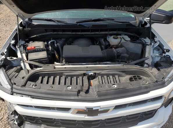 2GCUDEED8P1135109 2023 CHEVROLET SILVERADO White Widok wnętrza z tyłu
