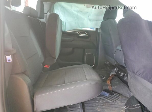 2GCUDEEDXP1154891 2023 CHEVROLET SILVERADO White უკანა სავარძლების ხედი