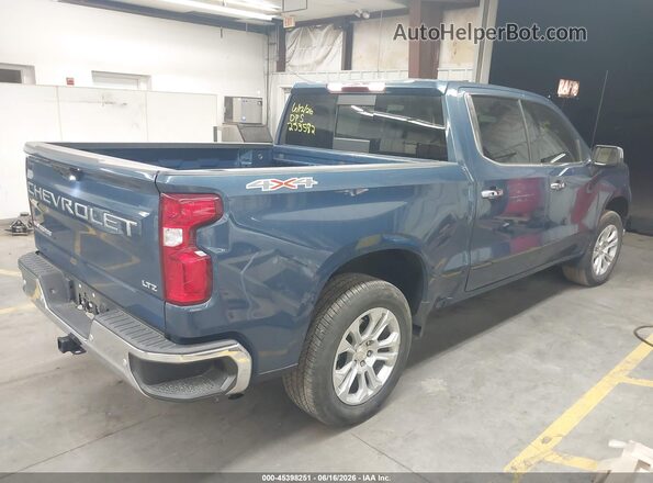 2GCUDGED1R1253582 2024 CHEVROLET SILVERADO Blue უკანა მარჯვენა