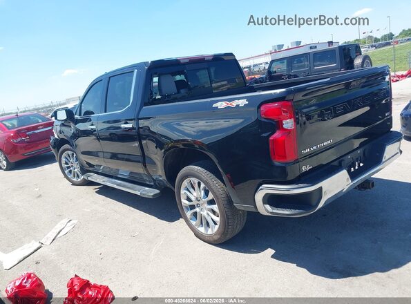 2GCUDGED5P1107554 2023 CHEVROLET SILVERADO Черный Задняя левая четверть