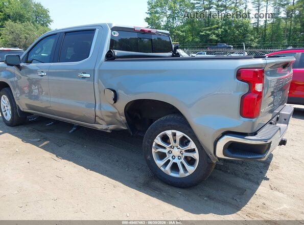 2GCUDGED7P1116546 2023 CHEVROLET SILVERADO Серебряный Задняя левая четверть