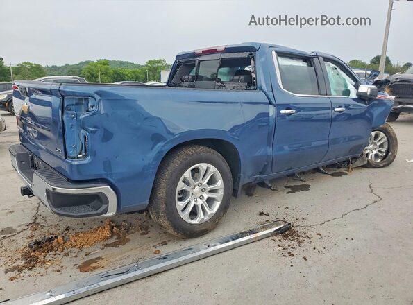 2GCUDGED9R1227053 2024 CHEVROLET SILVERADO Blue Trasero derecho