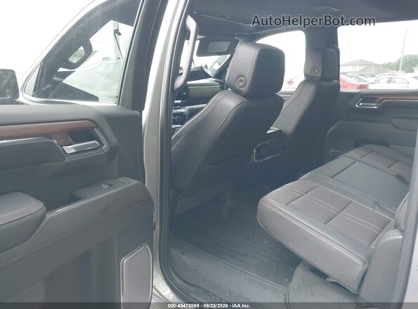 2GCUDJED8P1116973 2023 CHEVROLET SILVERADO Gray VIN կոդի պիտակի տեսք