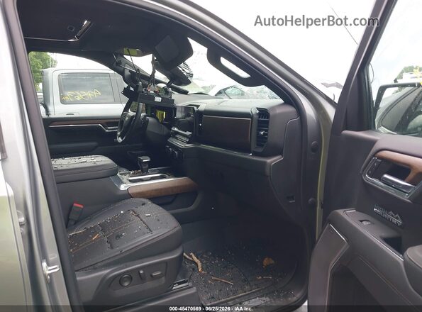 2GCUDJED8P1116973 2023 CHEVROLET SILVERADO Gray Սալոնի դիմացի տեսք