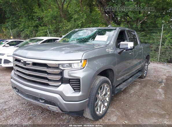2GCUDJED8P1116973 2023 CHEVROLET SILVERADO Gray Առջևի ձախ երեք քառորդ տեսարան