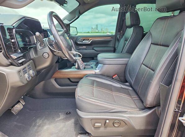 2GCUDJED9P1125293 2023 CHEVROLET SILVERADO Black Սալոնի դիմացի տեսք