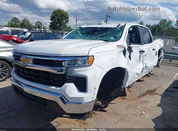 2GCUKDED0S1139552 2025 CHEVROLET SILVERADO Белый Передняя левая четверть
