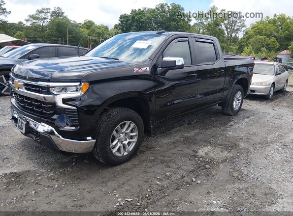 2GCUKDED1S1193104 2025 CHEVROLET SILVERADO Black Передня ліва чверть