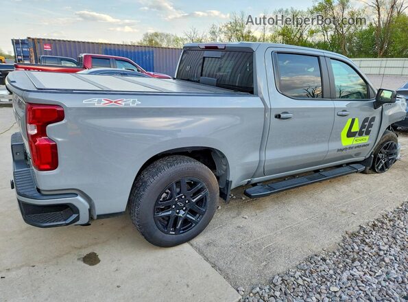 2GCUKEED7S1155804 2025 CHEVROLET SILVERADO Gray უკანა მარჯვენა