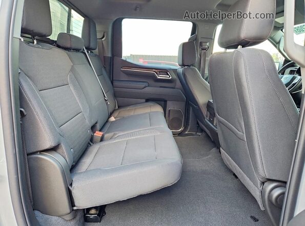 2GCUKEED7S1155804 2025 CHEVROLET SILVERADO Gray უკანა სავარძლების ხედი