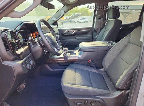 2GCUKEED7S1155804 2025 CHEVROLET SILVERADO Gray წინა სალონის ხედი