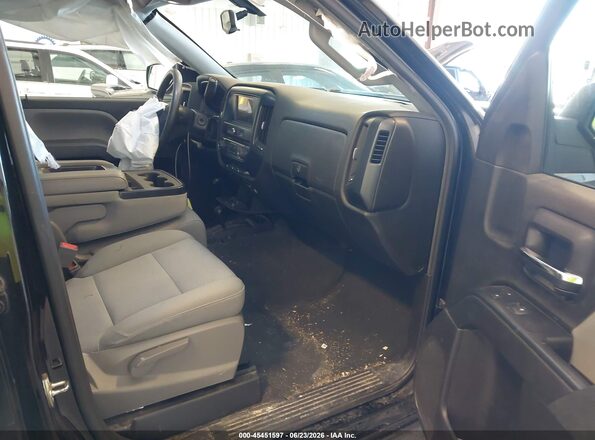 2GCVKMEC0K1159747 2019 CHEVROLET SILVERADO Черный Вид салона спереди