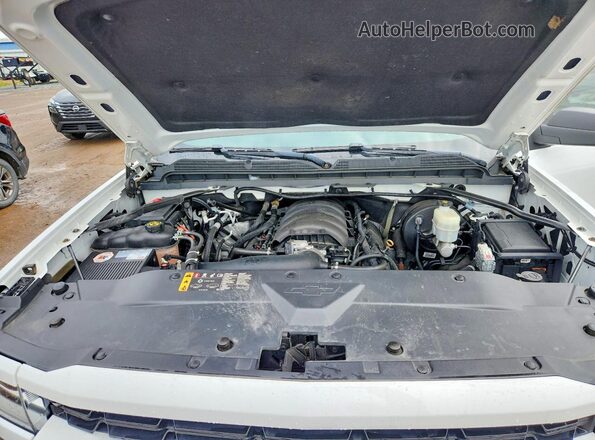 2GCVKMEC0K1183448 2019 CHEVROLET SILVERADO White Vista interior trasera