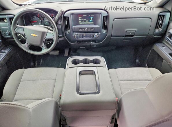 2GCVKMEC0K1183448 2019 CHEVROLET SILVERADO White Vista del salpicadero