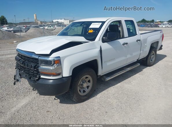 2GCVKNEC1K1224675 2019 CHEVROLET SILVERADO White Առջևի ձախ երեք քառորդ տեսարան