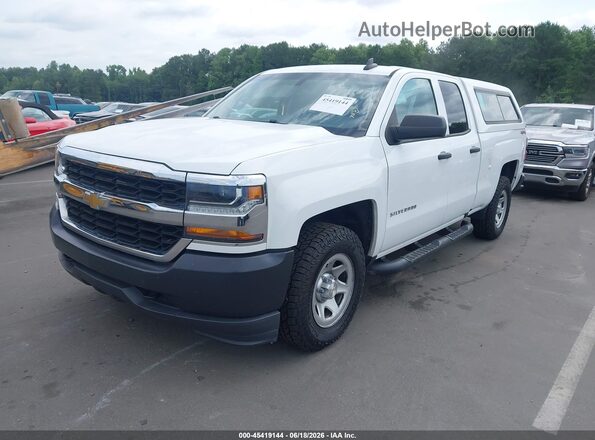 2GCVKNEC2K1206265 2019 CHEVROLET SILVERADO White Przód lewy