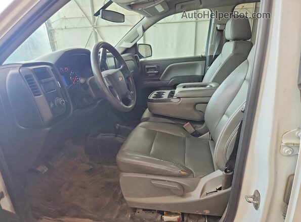 2GCVKNEC4K1131973 2019 CHEVROLET SILVERADO White Vista interior delantera