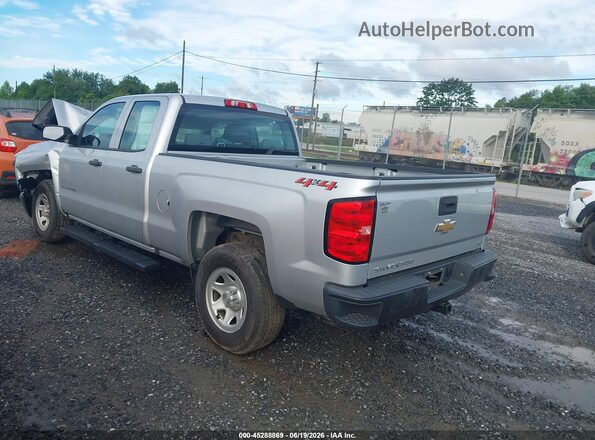 2GCVKNEC5K1146126 2019 CHEVROLET SILVERADO Серебряный Задняя левая четверть