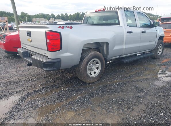 2GCVKNEC5K1146126 2019 CHEVROLET SILVERADO Серебряный Задняя правая четверть