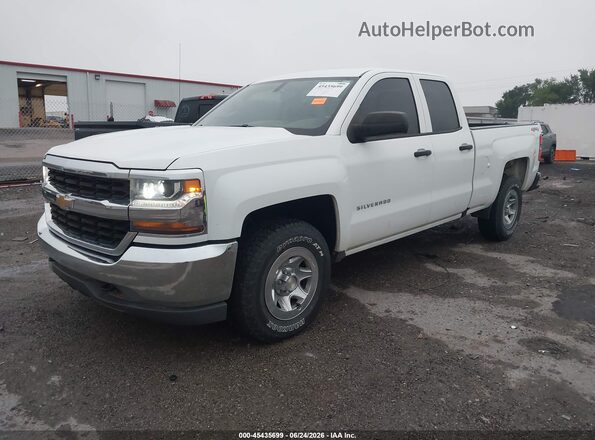 2GCVKNEC6K1105018 2019 CHEVROLET SILVERADO White Передня ліва чверть