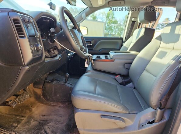 2GCVKNEC8K1191724 2019 CHEVROLET SILVERADO White Vista interior delantera